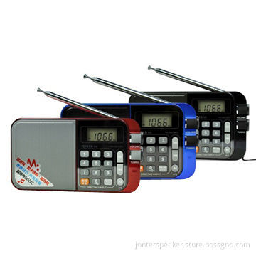 Portable Speakers with Micro TF Card Reader and AM/FM Radio